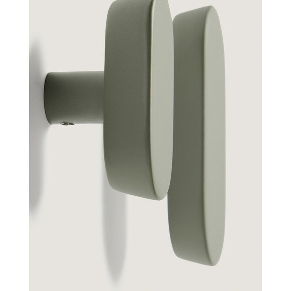 Zelene zidne kuke u setu 2 kom od masivne bukve Arely – Kave Home-image-4