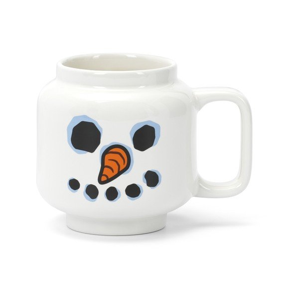 Bijela keramička dječja šalica za latte 255 ml Snowman – LEGO®