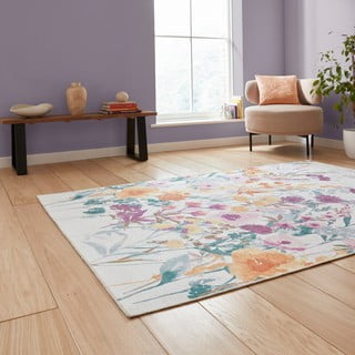 Žuti  periv tepih 122x170 cm Country Floral – Catherine Lansfield