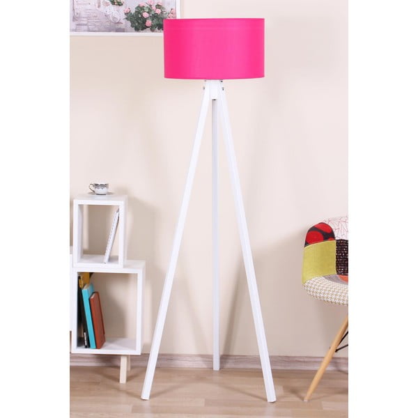 Bijelo-ružičasta podna lampa - Magenta Home