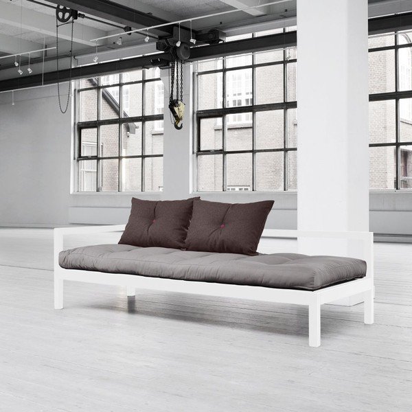Multifunkcionalna sofa Karup Soul White / Gris / Light Bordeaux-image-1