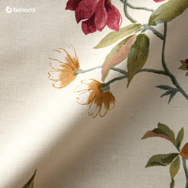 Krem-bijela fotelja s motivom cvijeća Max Winzer Lorris-image-1