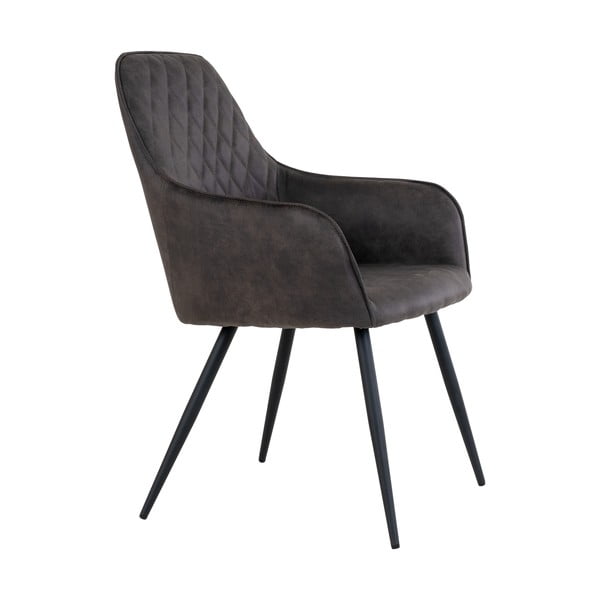 Tamno sive podstavljene blagovaonske stolice u setu 2 kom Harbo – House Nordic-image-2