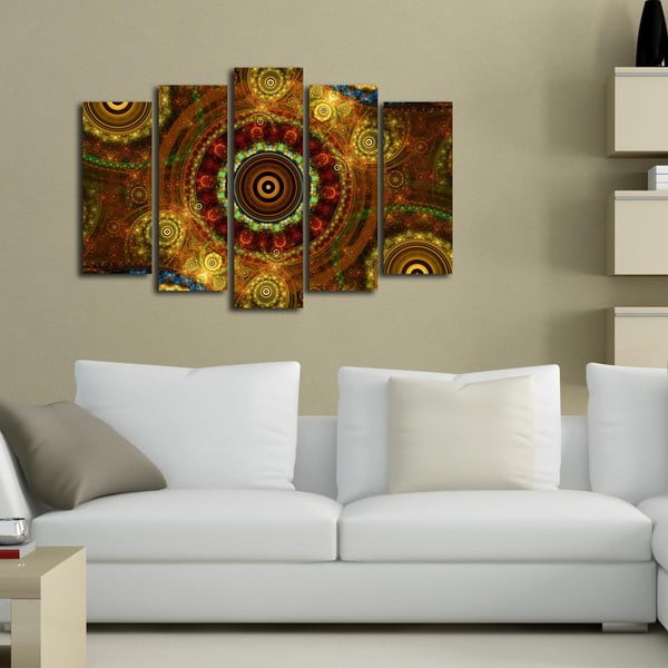 Višedijelna slika Boho, 105 x 70 cm-image-1