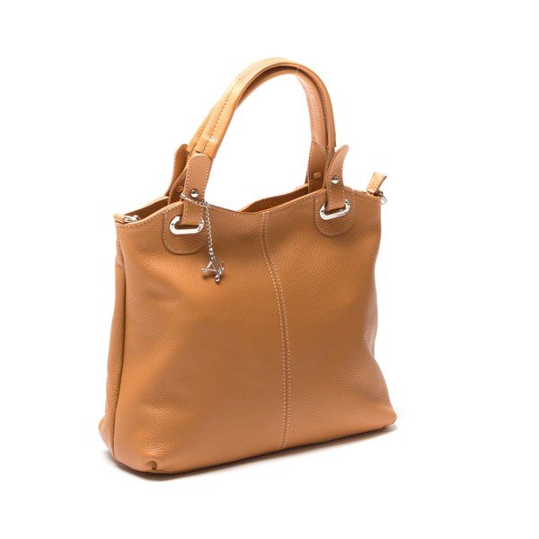 Kožna torbica Luisa Vanini 1103 Cognac-image-2
