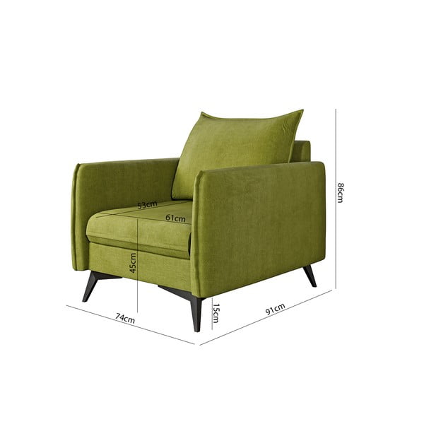 Zelena fotelja Juli Bis – Ropez-image-3