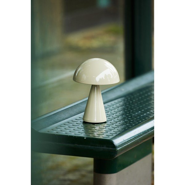 Krem LED stolna lampa s mogućnosti zatamnjivanja (visina 20 cm) Mush – Hübsch-image-4