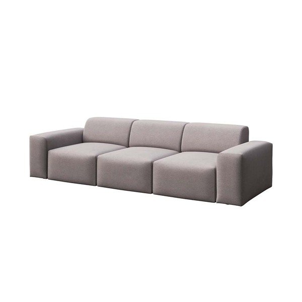 Siva baršunasti sofa 285 cm Villet – Rodier-image-2