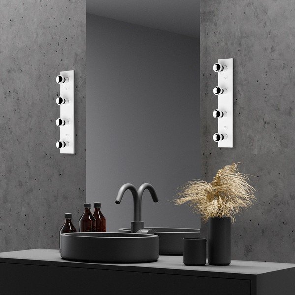 Bijela zidna lampa Mirro – Opviq lights-image-1