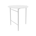 Bijeli metalni okrugao blagovaonski stol ø 70 cm Disc – Zone