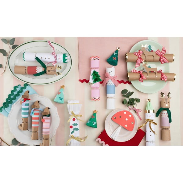 Božićni praskavci u setu 6 kom Honeycomb – Meri Meri-image-2