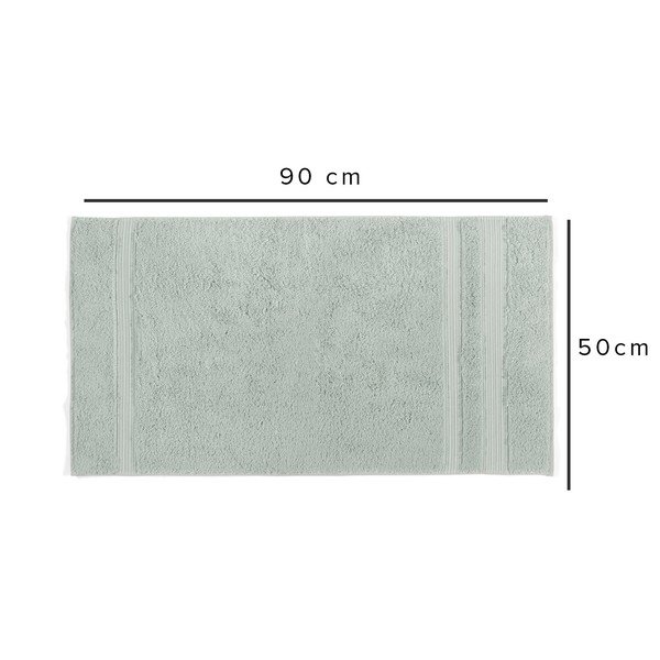 Mentol zeleni pamučno-od bambusa ručnik 50x90 cm London Hand – Foutastic-image-1