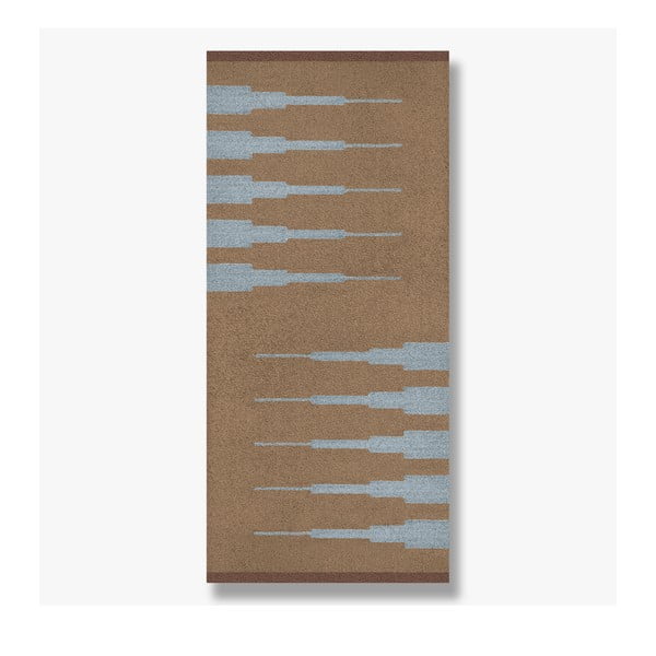 Smeđi periv tepih 70x150 cm Marker – Mette Ditmer Denmark