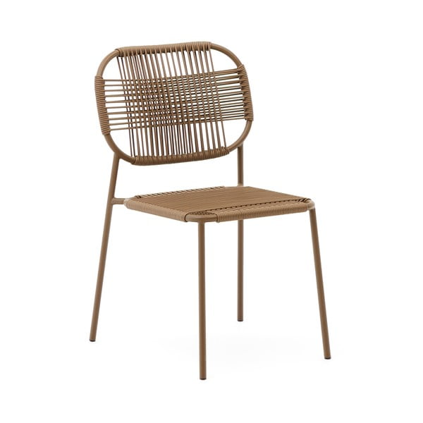 Smeđa metalna vrtna stolica Talaier – Kave Home