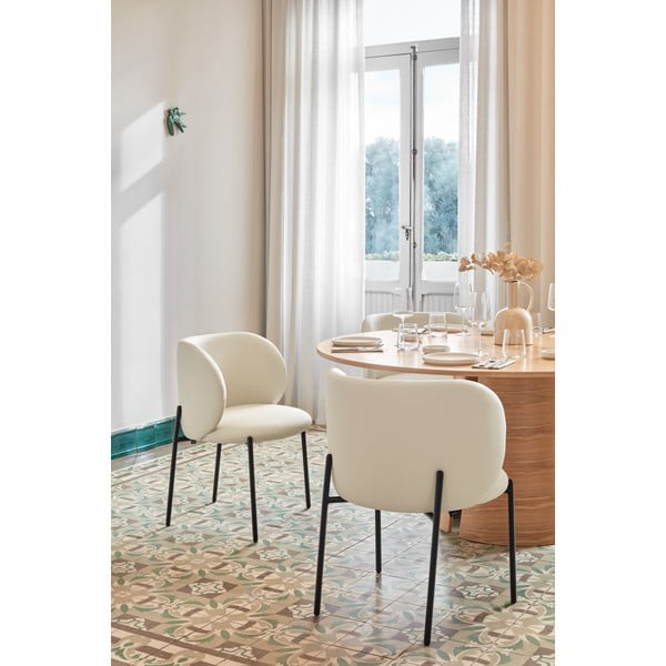 Bijele podstavljene blagovaonske stolice u setu 2 kom Mogi – Teulat-image-2