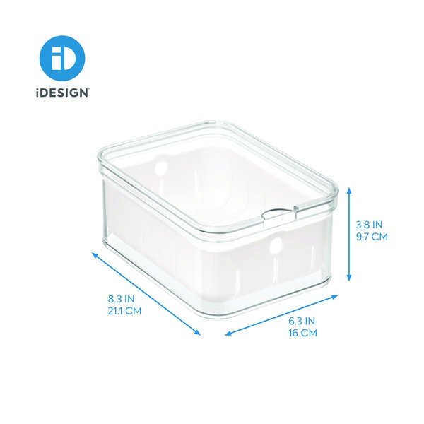Prozirna kutija za pohranu s poklopcem IdSigma, 21 x 16 cm-image-3