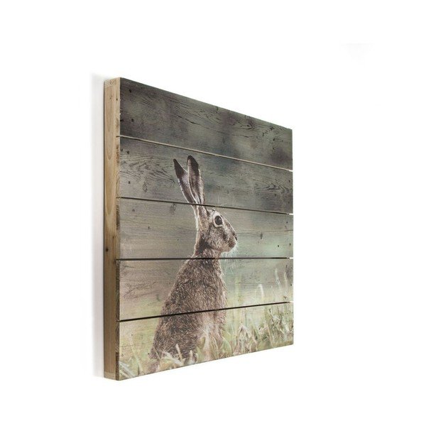 Drvena slika Graham & Brown Hare, 50 x 50 cm-image-2