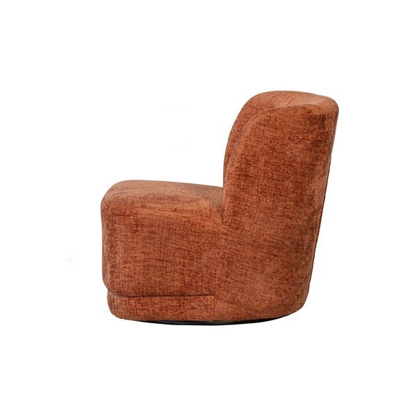 Narančasta baršunasti fotelja Atty – WOOOD-image-3