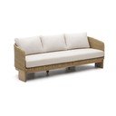 Bež/u prirodnoj boji vrtna sofa od umjetnog ratana Xoriguer – Kave Home
