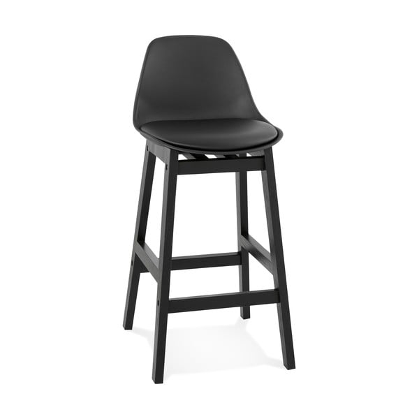 Crni bar stolica Kokoon Turel, sedam visina 64 cm