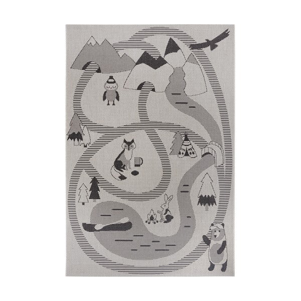Krem dječji tepih Ragami Animals, 160 x 230 cm