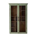 Zelena vitrina od masivne jele 13,5x80 cm Hazem – Bloomingville