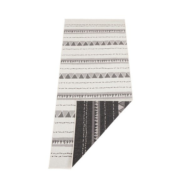 Vanjski crno-krem tepih NORTHRUGS Bahamas, 80 x 350 cm-image-2
