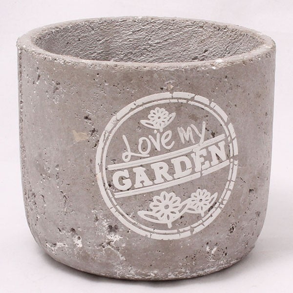 Cementna saksija Garden, 17 cm