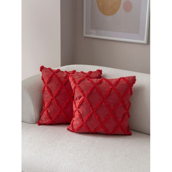 Ukrasne jastučnice u setu 2 kom 43x43 cm Tuffet – Mioli Decor-image-1