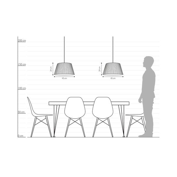 Viseća lampa Sotto Luce KAMI Elementary L 2S-image-2