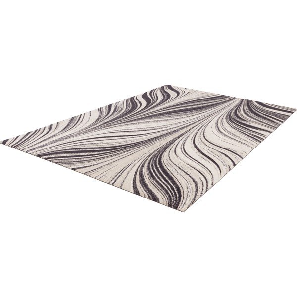 Sivo-krem vuneni tepih 133x180 cm Zebre – Agnella-image-4