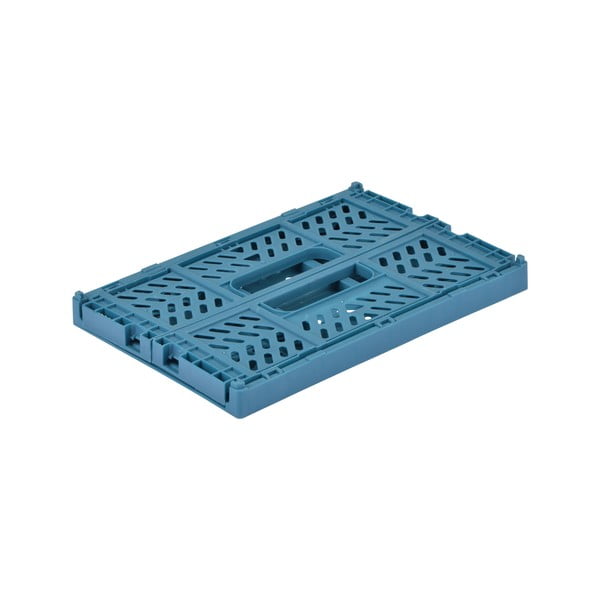 Plava plastična kutija za pohranu 21x14.5x8 cm – Homéa-image-2
