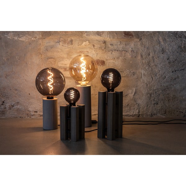 Siva stolna lampa (visina 28 cm) Legna – Markslöjd-image-3