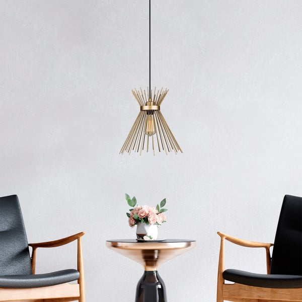 Metalna viseća lampa u zlatnoj boji Izmir - Squid Lighting-image-3