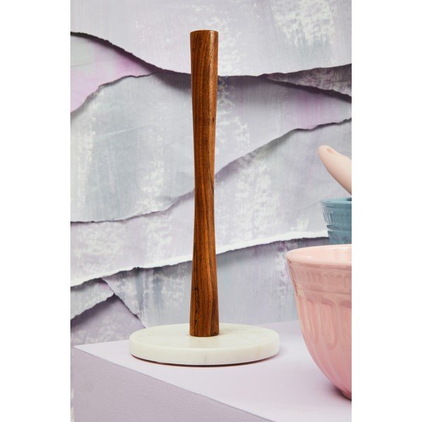 Smeđi drveni držač kuhinjskih ručnika ø 14 cm – Premier Housewares-image-2