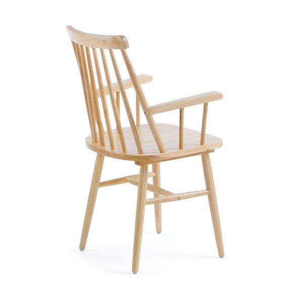 Prirodna blagovaonska stolica od drva kaučukovca Kave Home Kristie-image-3