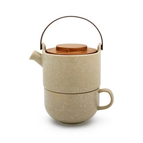 Bež glineni servis za čaj Umea – Bredemeijer