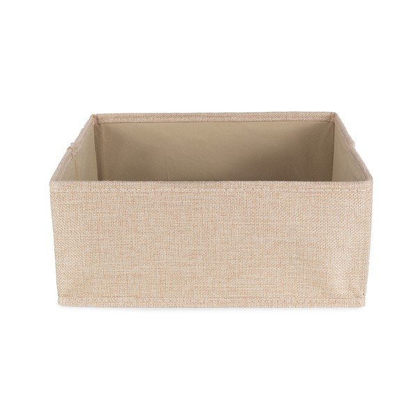Bež tekstilna kutija za pohranu 28x12x12 cm Sandy – Compactor-image-3