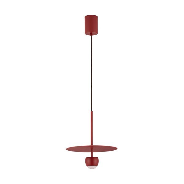 Crvena LED viseća svjetiljka aluminijska ø 30 cm Edem – Nova Luce