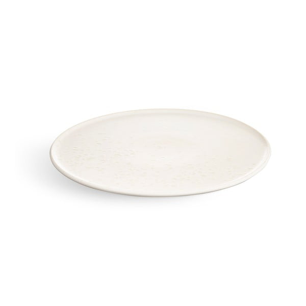 Bijeli tanjur od kamenine Kähler Design Ombria, ⌀ 22 cm
