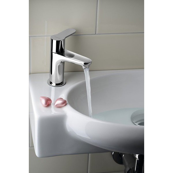 Ventil za umivaonik u sjajno srebrnoj boji Small – Sapho-image-1