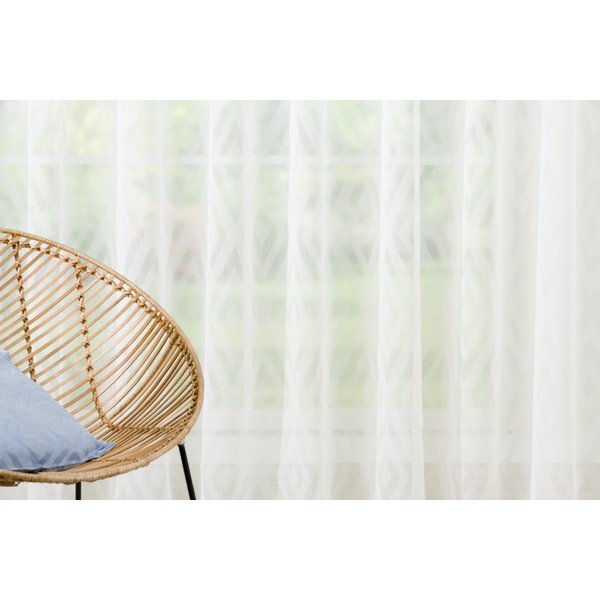 Krem prozirna zavjesa 400x260 cm Estrella – Mendola Fabrics