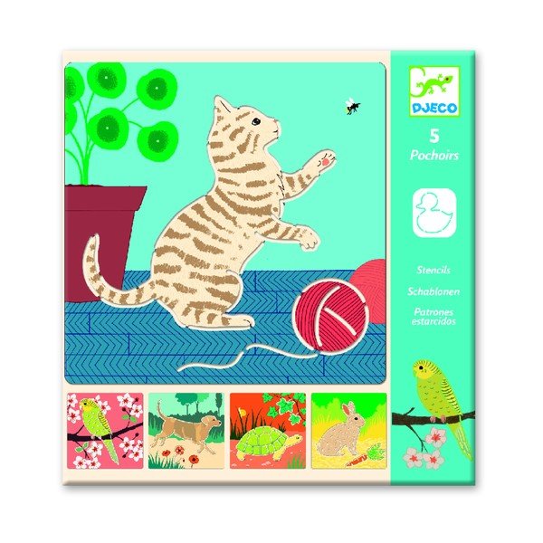 Komplet od 5 šablona Djeco Animals-image-2
