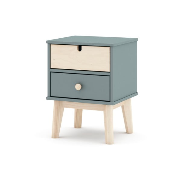 Dječji noćni ormarić prljavo zeleni Estefania – Marckeric-image-2