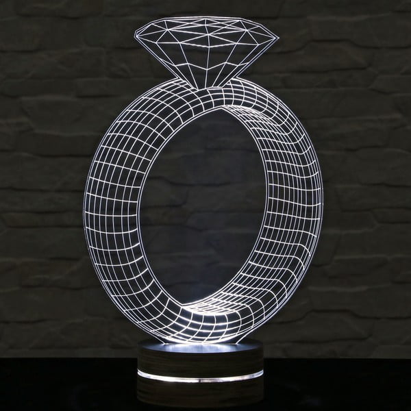 Prsten za 3D stolnu lampu