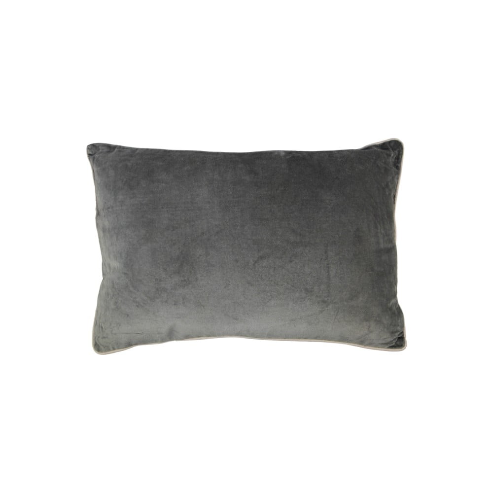 Tamno sivi pamučni jastuk HSM kolekcija Colorful Living Mira, 60 x 40 cm