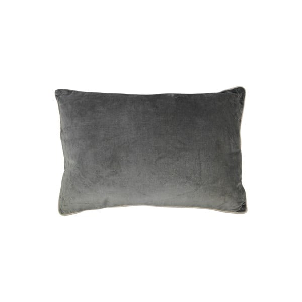 Tamno sivi pamučni jastuk HSM kolekcija Colorful Living Mira, 60 x 40 cm