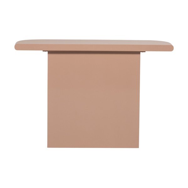 Svijetlo ružičasti pomoćni stol u sjajnom dekoru 30x120 cm Nocta – WOOOD-image-2