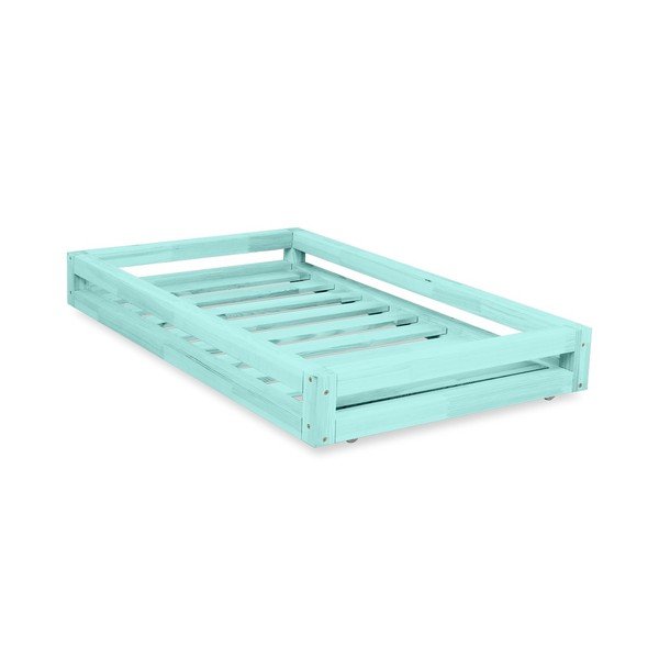 Set plavih ladica ispod kreveta i 4 produžene noge Benlemi, za krevet 120 x 200 cm-image-1