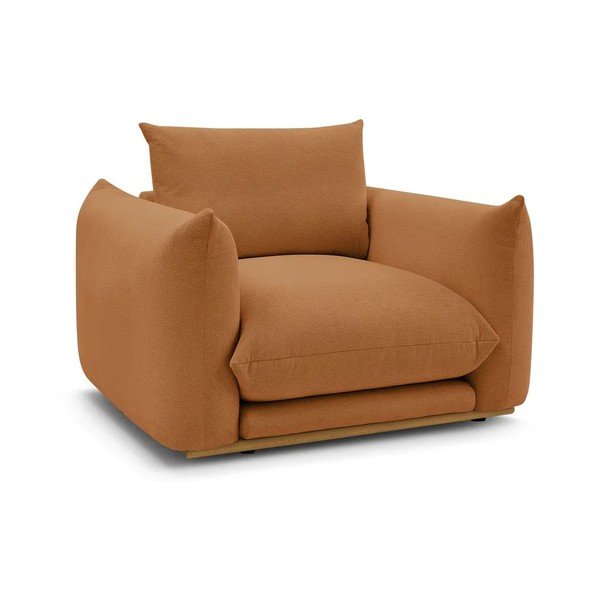 Narančasta fotelja Ernest – Bobochic Paris